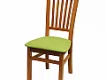 Jednoduchá jídelní židle s čalouněným sedákem Z72