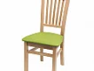 Jednoduchá jídelní židle s čalouněným sedákem Z72
