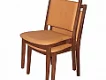 Jednoduchá dřevěná stohovatelná jídelní židle Z127