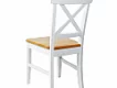 Jednoduchá jídelní židle s masivním sedákem Z170