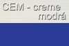 Creme/modrá