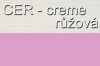 Creme/růžová