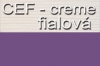 Creme/fialová