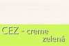 CEZ creme + zelená