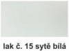 lak sytý bílý č 15