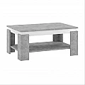 Konferenční stolek, beton/bílá, PIANI