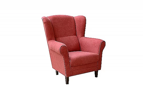 Křeslo VIKTOR ušák (F)  - tmavé nožky Vogue 18 Doprodej