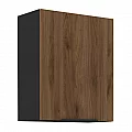 Horní skříňka, ořech okapi/černá, MENZO 60 G-72 1F