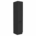 Vysoká skříňka, černá, SIBER 40 DK-210 2F