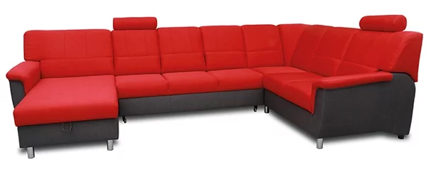 Systémová sedací souprava ESTER, rohová rozkládací s úložným prostorem