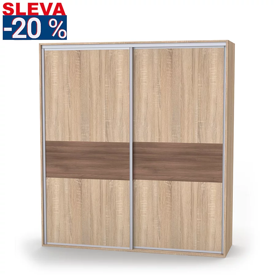 Skříň ONYX 3 220 dvoudveřová