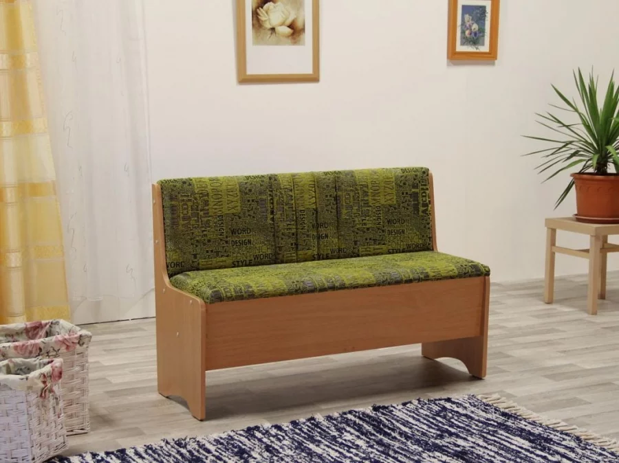 BLANKA 120/170 - rovná kuchyňská lavice s úložným prostorem látky B