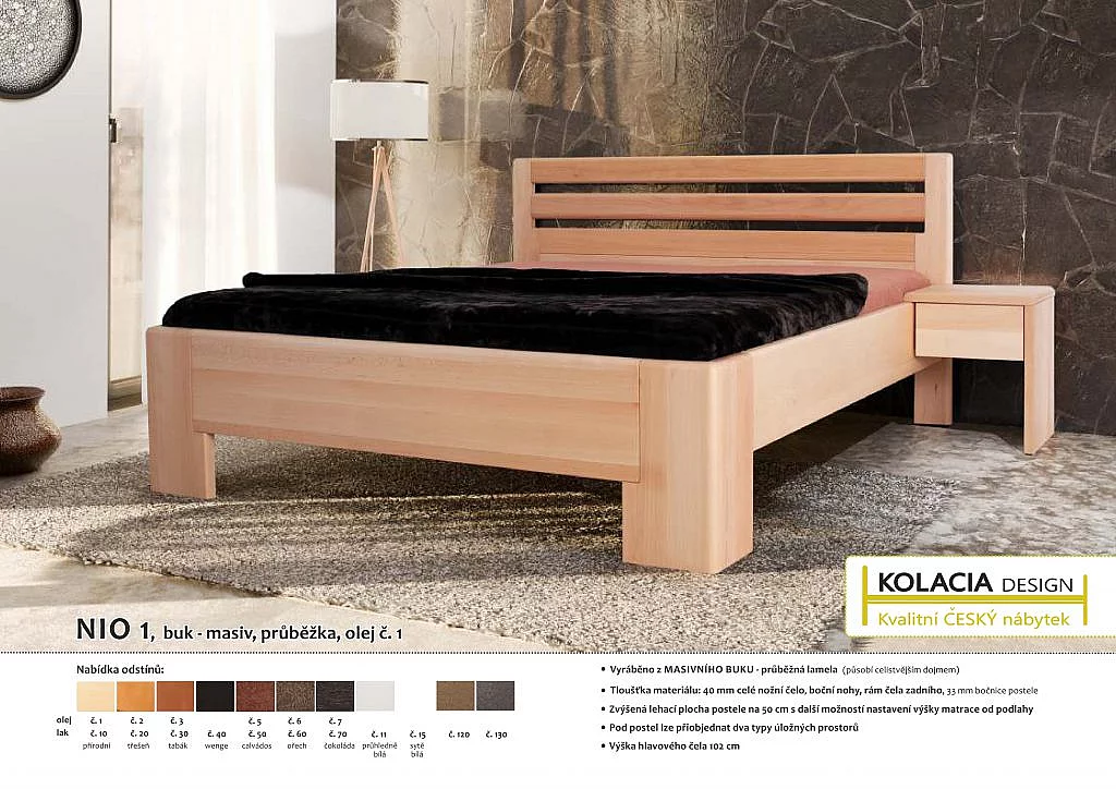 Postel NIO 1,2,3 dvojlůžko