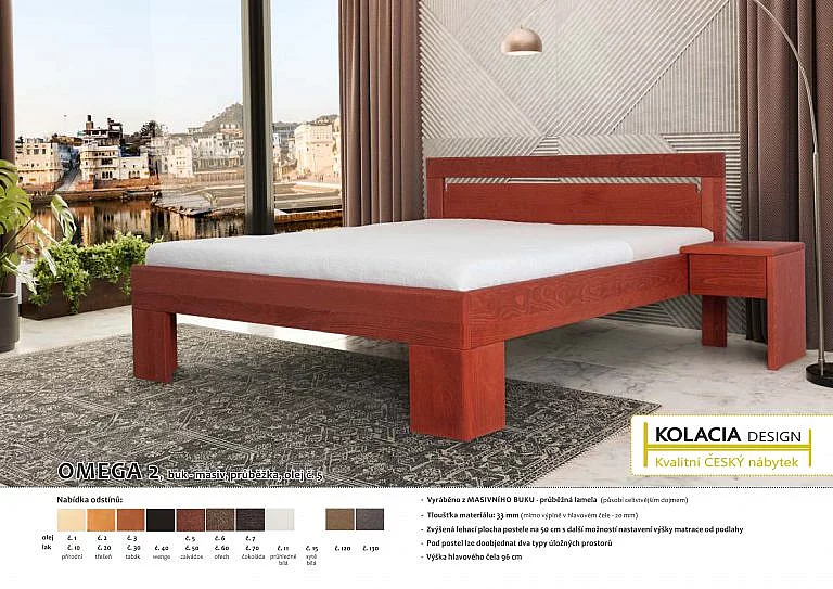 Postel OMEGA 2, dvojlůžko