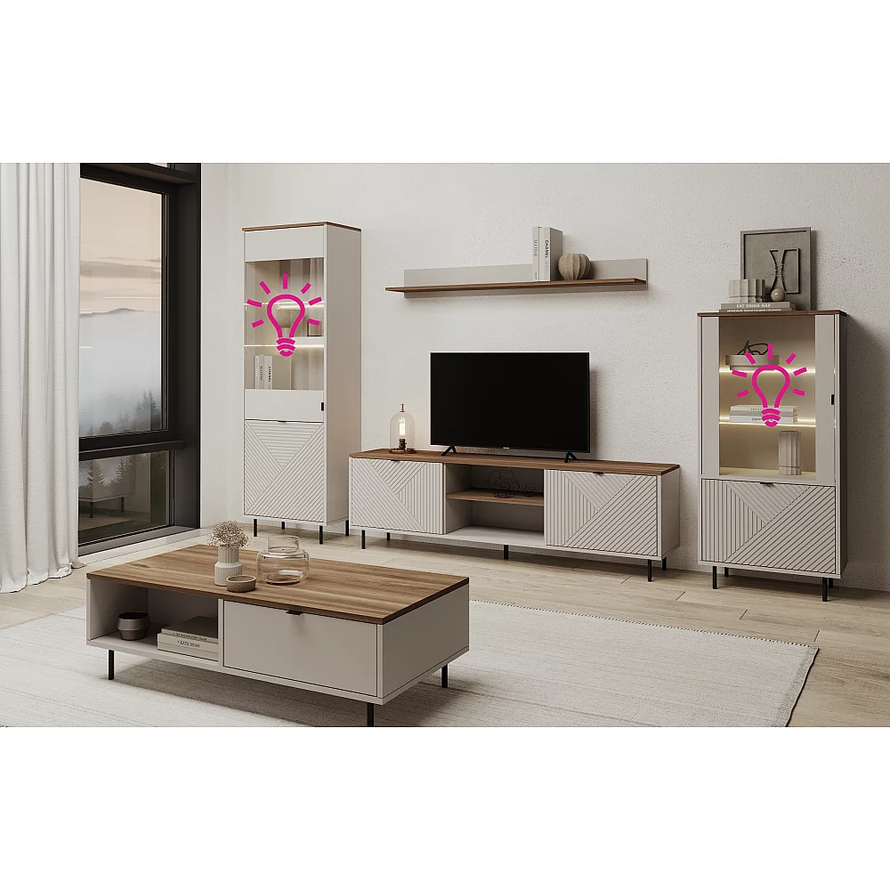 LED osvětlení, 2-klipové, bílá, EYCO