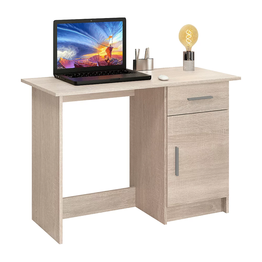 Univerzální PC stůl, dub sonoma, SIRISS NEW