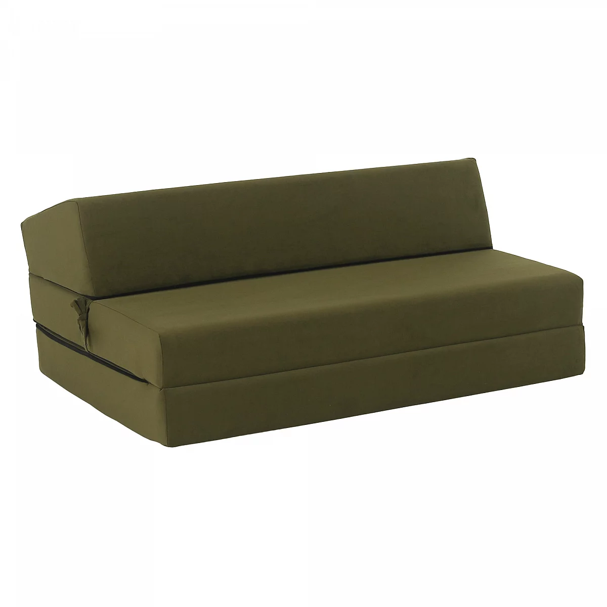 Skládací matrace/křeslo, 2v1, olivová, VEDIS