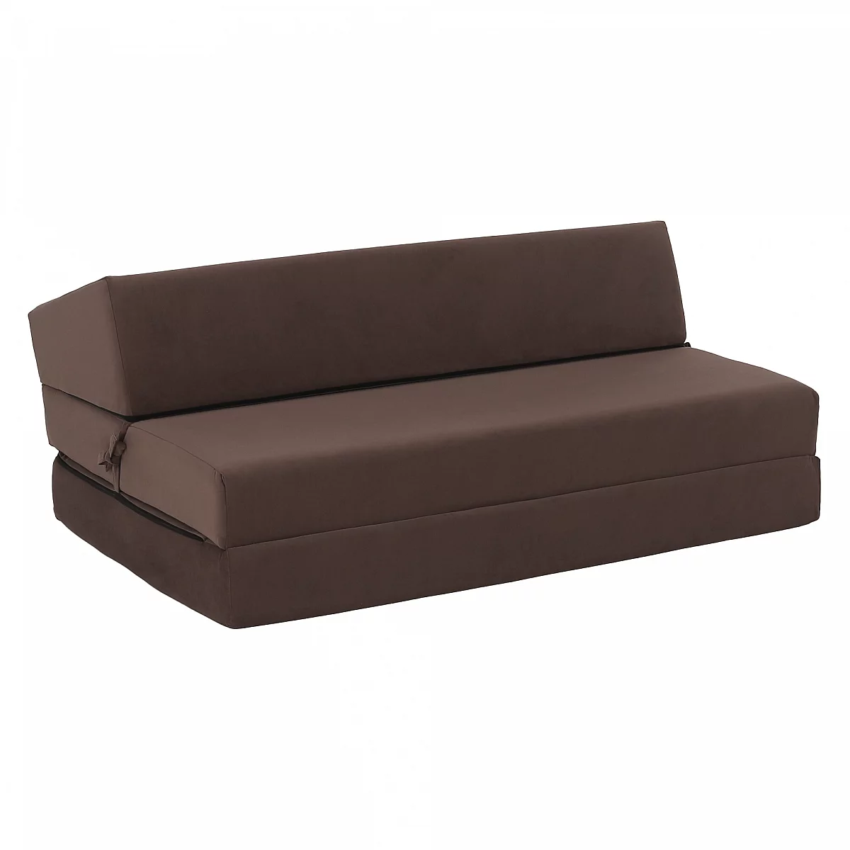 Skládací matrace/křeslo, 2v1, hnědá Taupe, VEDIS