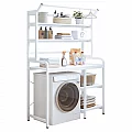 Regál nad pračku, bílá, JABIR