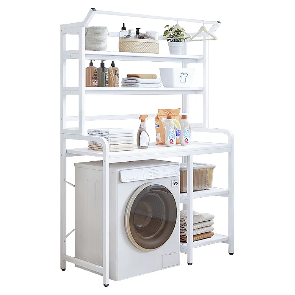Regál nad pračku, bílá, JABIR