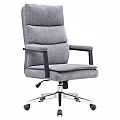 Kancelářské křeslo, šedá/chrom, ZAVIER