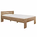 Postel, 120x200, dub artisan, BASIS