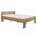 Postel, 140x200, dub artisan, BASIS