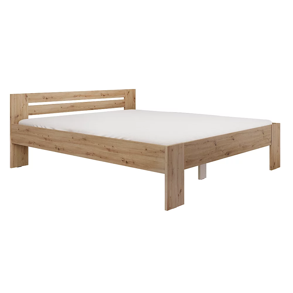 Postel, 180x200, dub artisan, BASIS