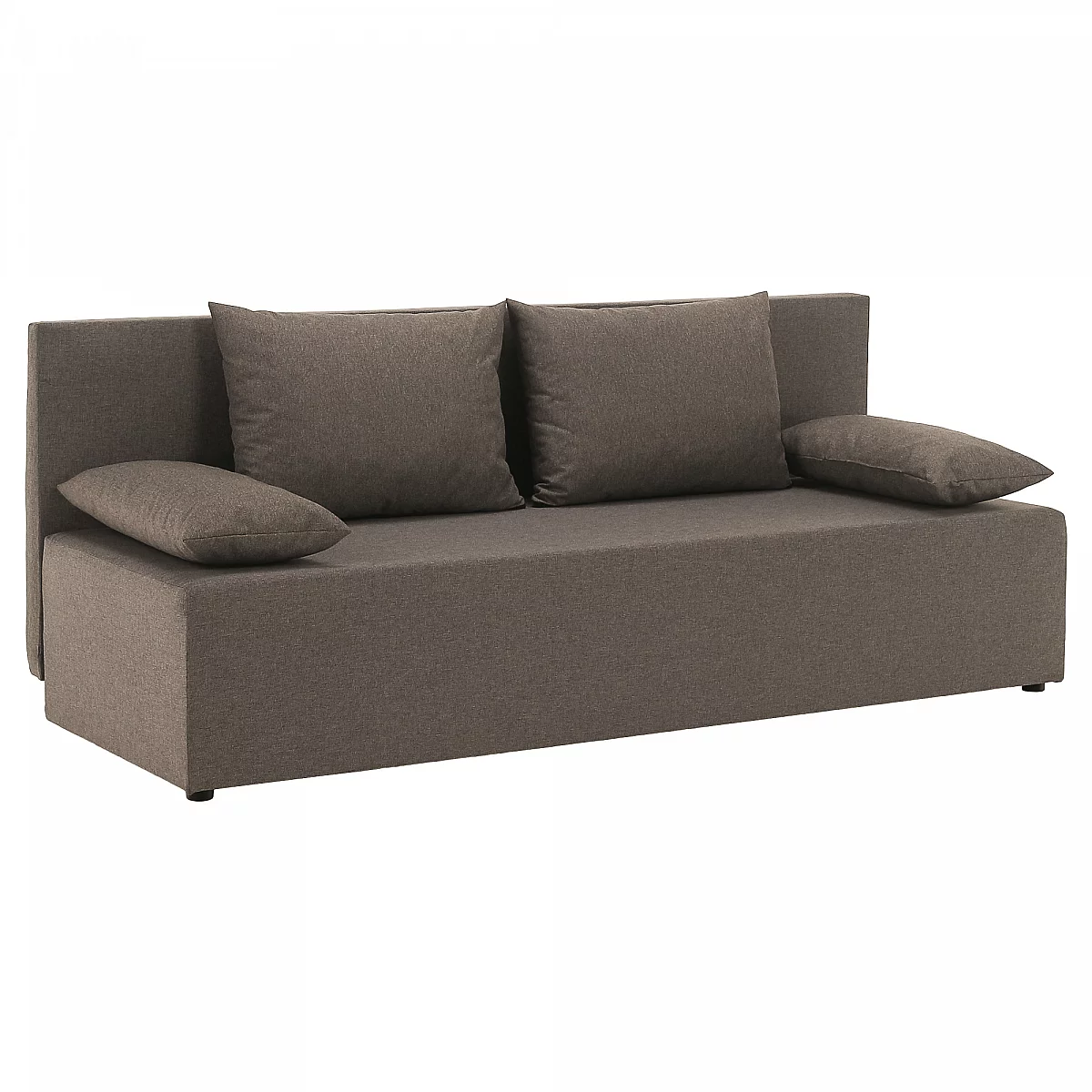 Rozkládací pohovka, hnědá, EUGI