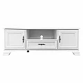 TV stolek, alpská bílá, KENTAK RTV2D1S