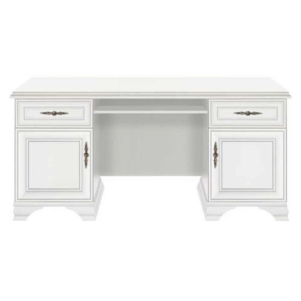 PC stůl, alpská bílá, KENTAK BIU2D2S