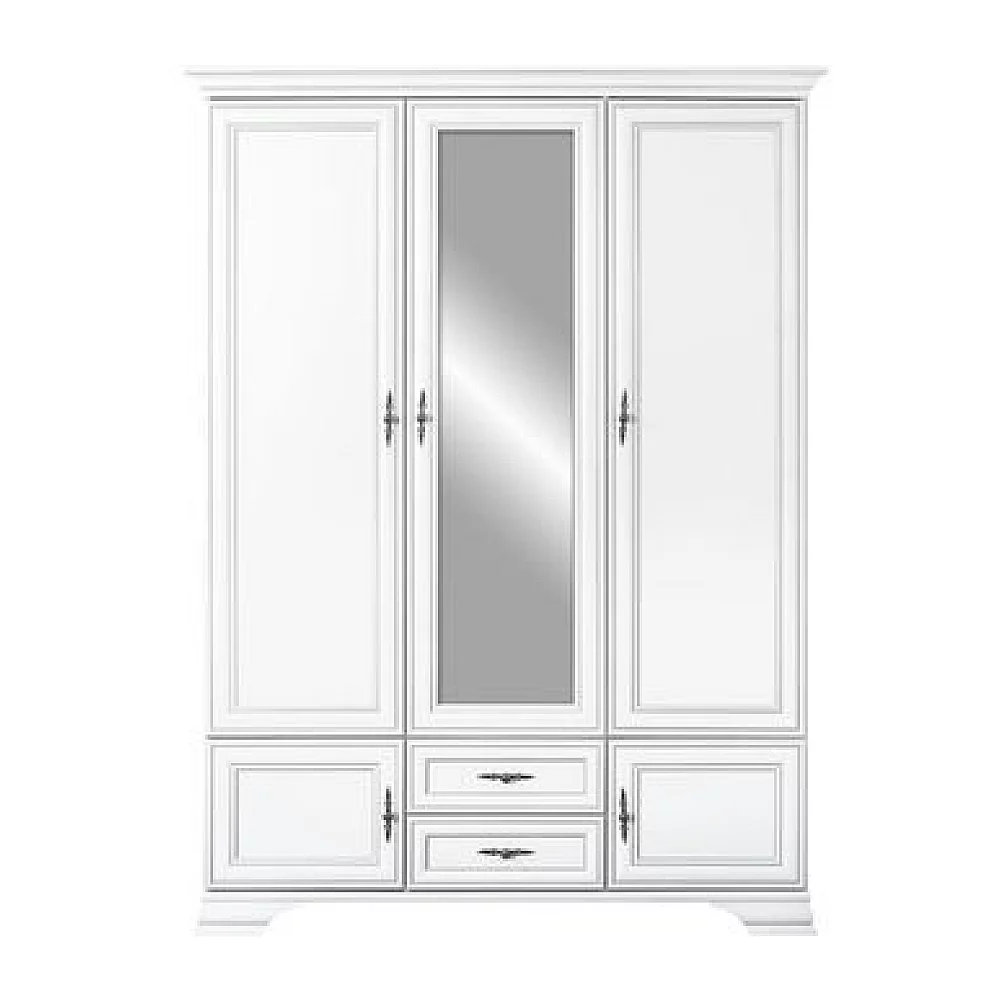 Skříň, alpská bílá, KENTAK SZF5D2S