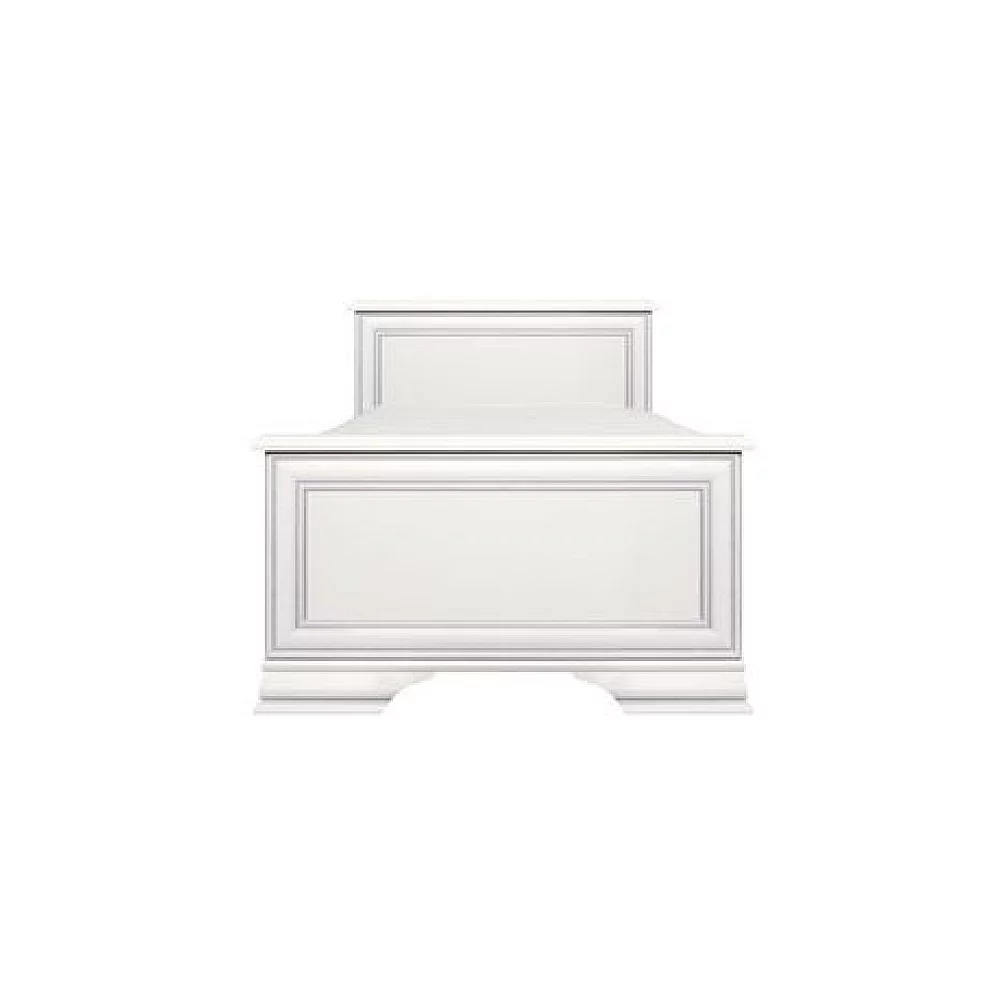 Postel, 90x200, alpská bílá, KENTAK