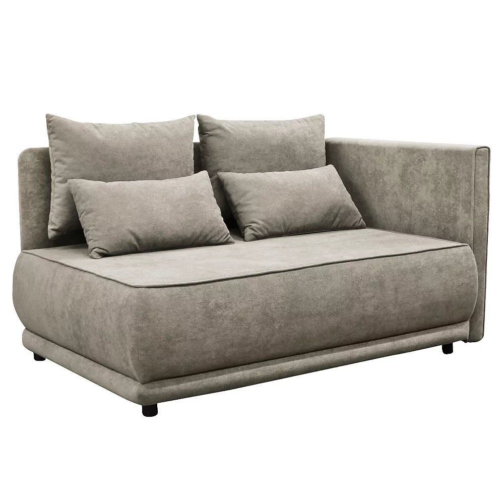 Rozkládací pohovka, béžovošedá Taupe, pravá, LIAMI