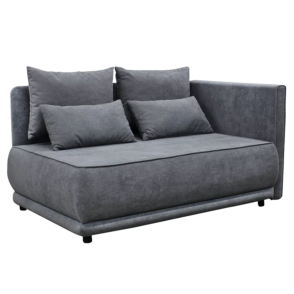 Rozkládací pohovka, šedá, pravá, LIAMI