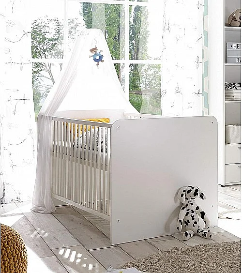 Postýlka BIBO  bílá