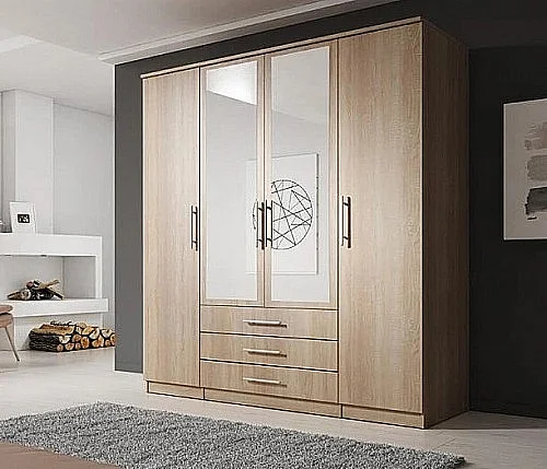 Skříň SANZIA 4D  dub sonoma