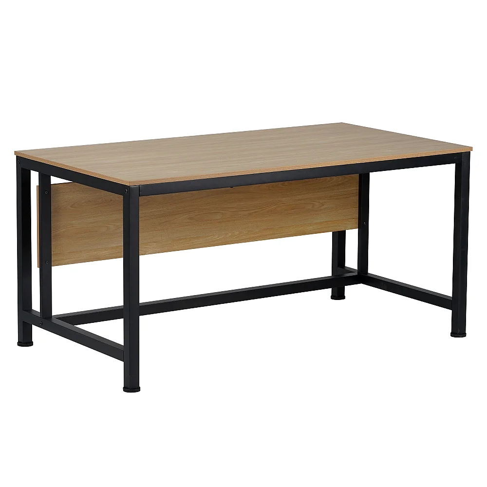 Psací stůl, dub/černá, 120x80 cm, KILIS NEW