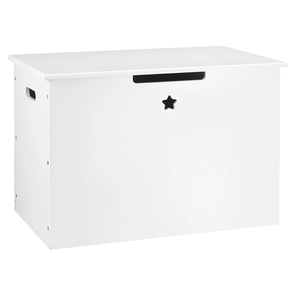 Úložný box na hračky, bílá, BOLIS