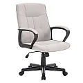 Kancelářské křeslo, světle šedá/černá, LANDIS