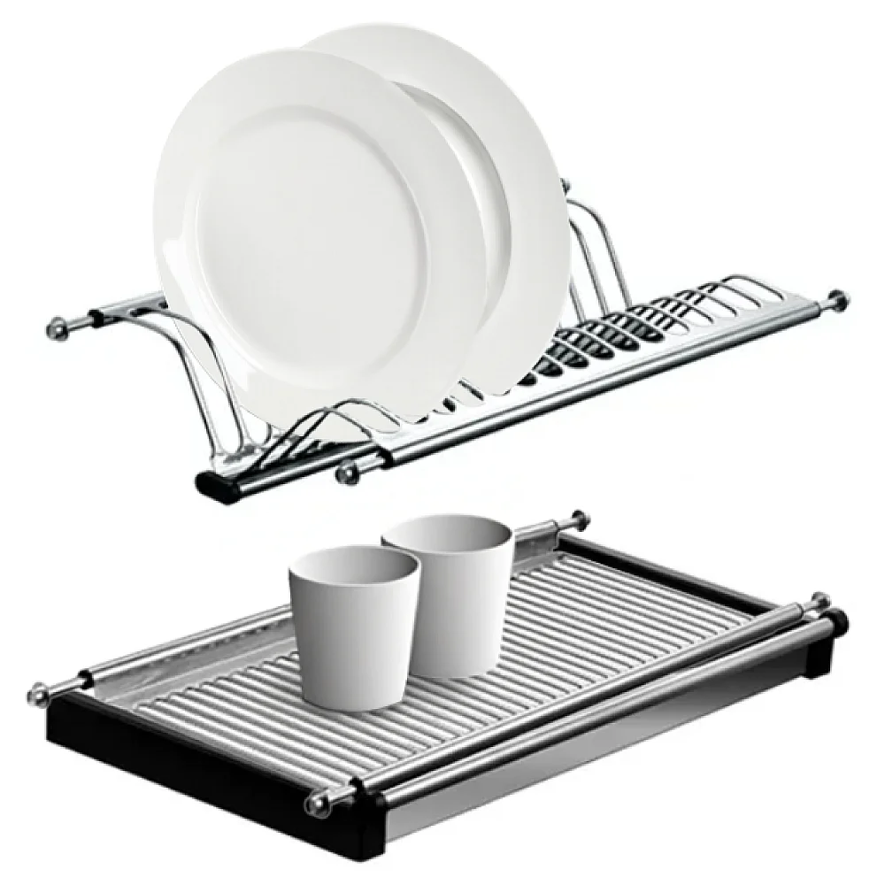 Odkapávač na nádobí do horní skříňky, nerezavějící ocel, KAPIO TYP 1