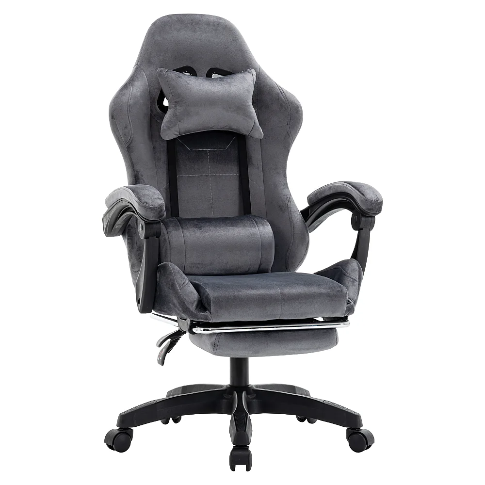 Kancelářské/herní křeslo, šedá, LOPES