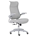Kancelářské křeslo, šedá, SETON