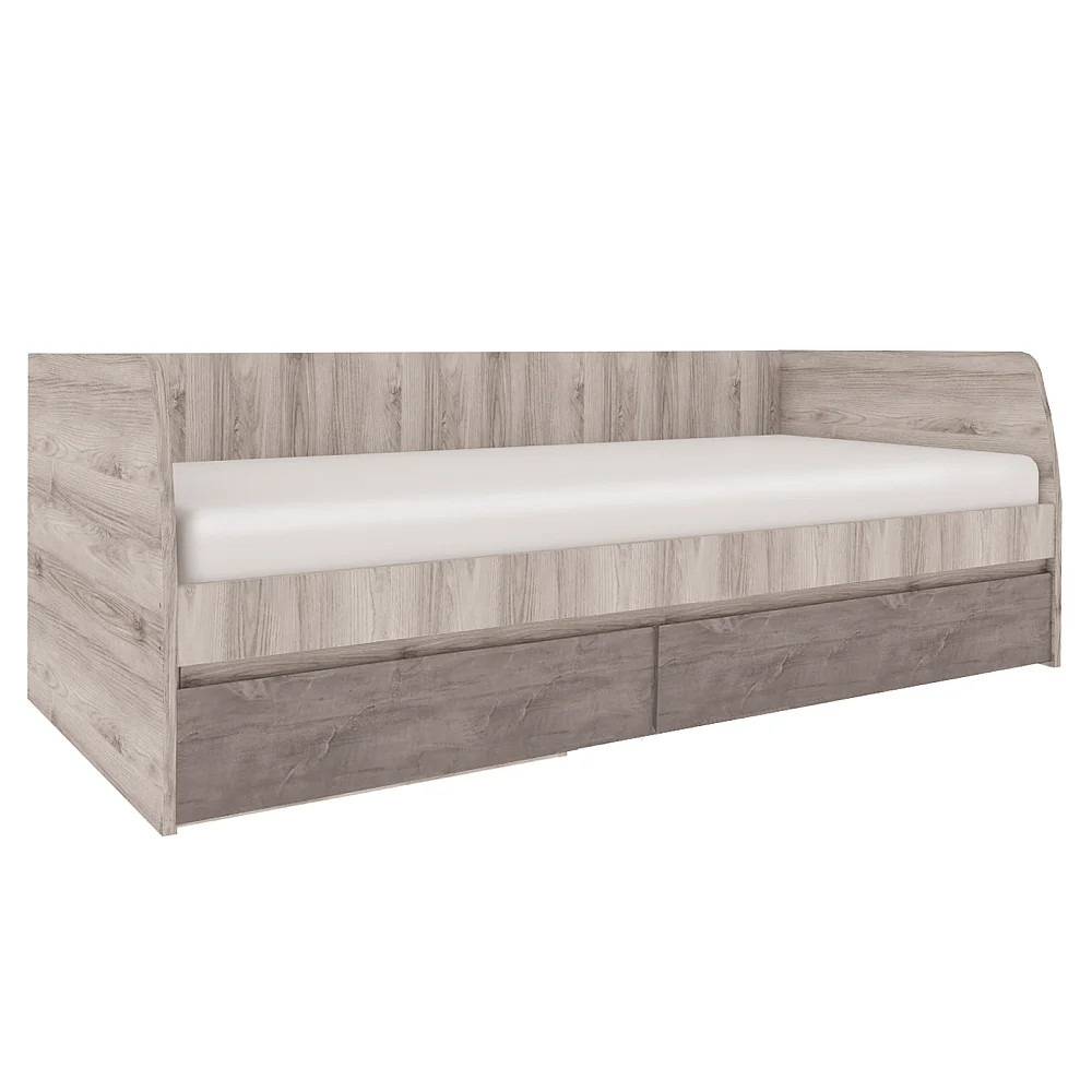 Postel 2S, 90x200, kaštan nairobi/onyx, JESI NEW