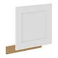 Dvířka na myčku nádobí, bílá/dub artisan, LULA ZM 570x596