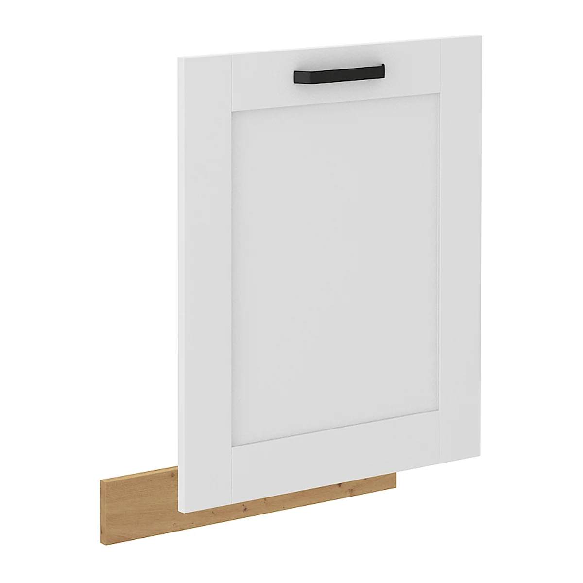 Dvířka na myčku nádobí, bílá/dub artisan, LULA ZM 713x596