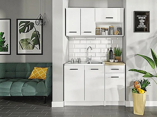 Kuchyňská linka NIVA 120 bílá/bílá