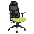 Kancelářské křeslo, zelená/černá, SULIVAN