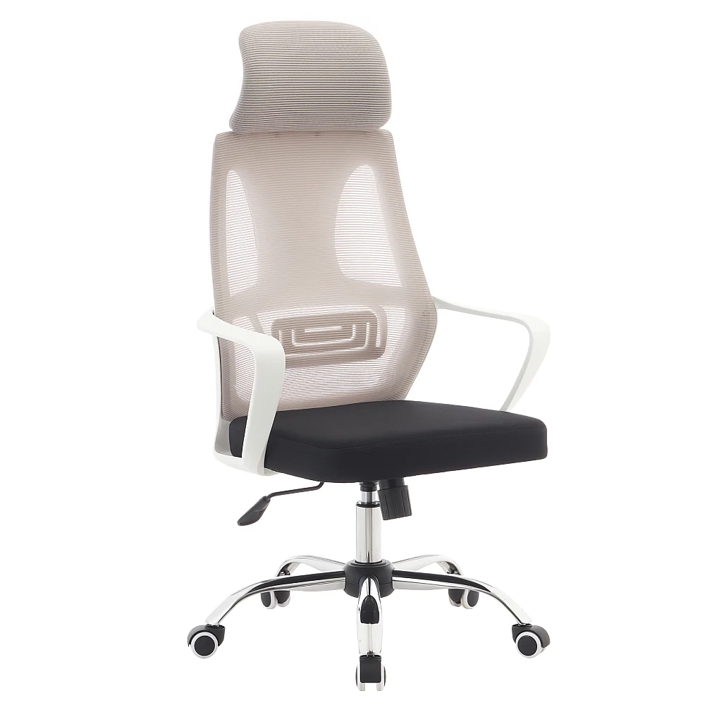Kancelářské křeslo, šedá/černá/bílá, TAXIS 2 NEW