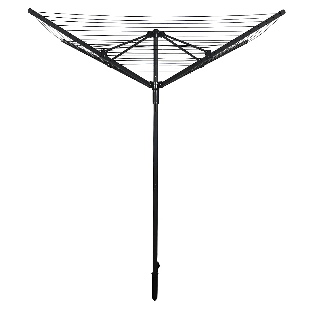 Zahradní sušák na prádlo, černá, 45 m, ROTARY NEW TYP 3